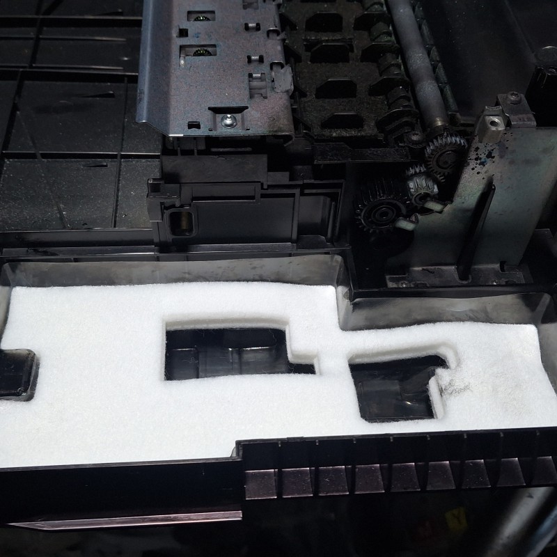 HP8710/8720 폐잉크 스폰지 교체